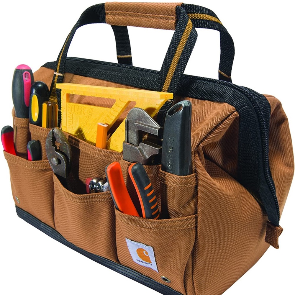 - Carhartt  Men’s Brown 14” Tool Bag  *NEW*